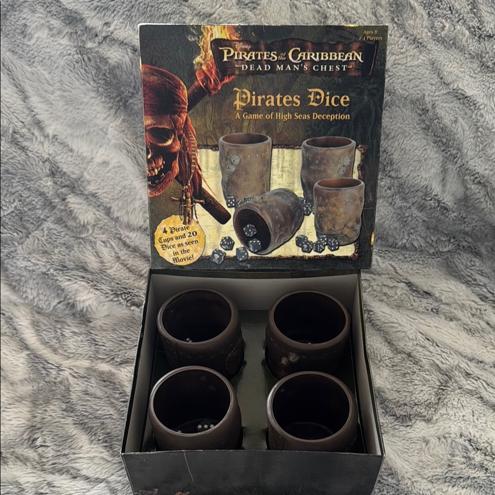 Disney Pirates Of the Caribbean Dead Man’s Chest Dice Game